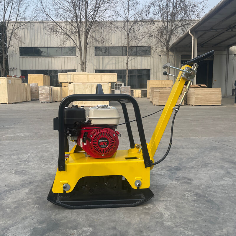 High-Frequency Plate Compactor for Foundation and Trench Work