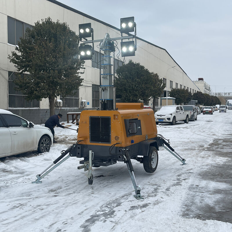 Compact Portable Light Tower for Agile Jobsite Operations