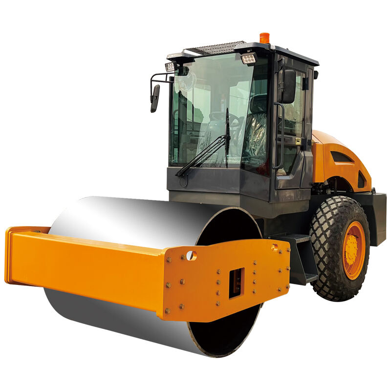 STS08 8Ton single drum vibratory road roller