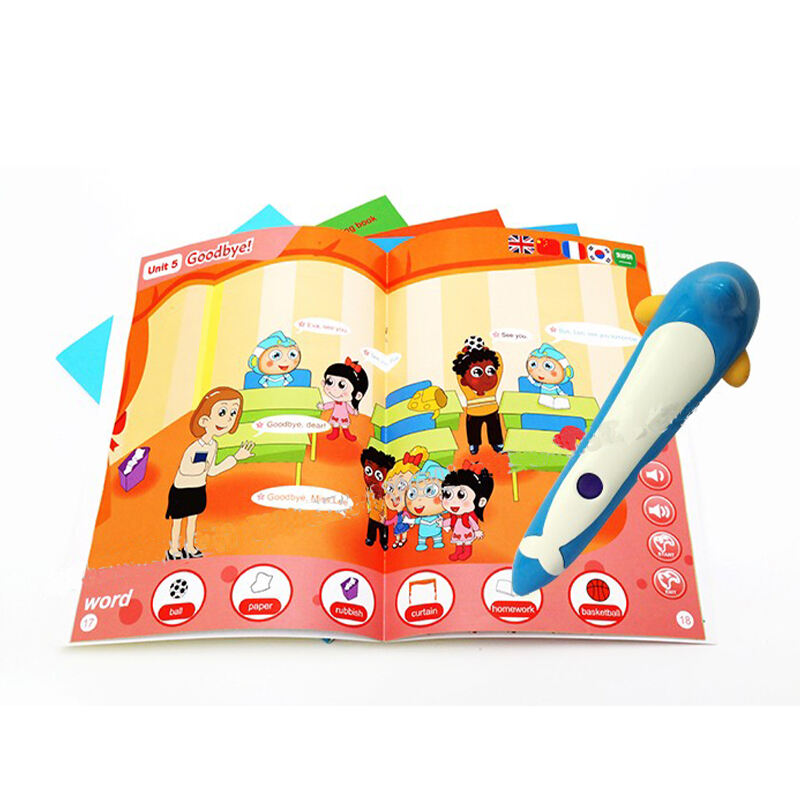 Preschool Kids English Talking Pen for School Cheap Audio Pen With Sound Books for Blind factory