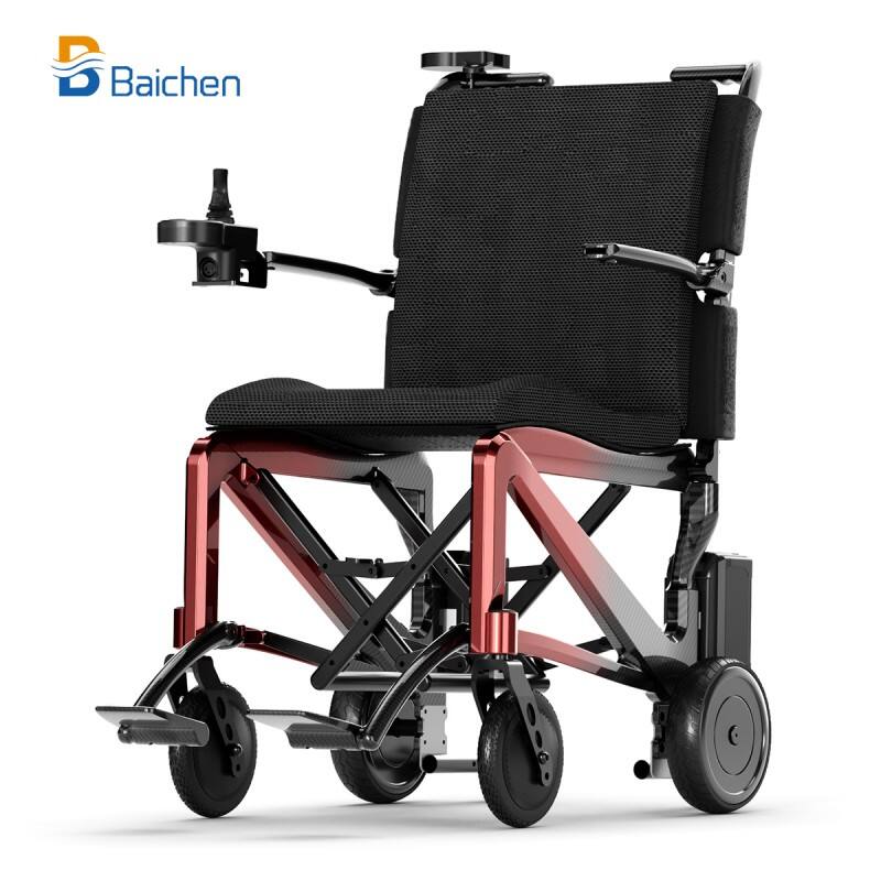 BC-EC8003-X (6 بوصة) كرسي متحرك كهربائي جديد مصنوع من ألياف الكربون مع عجلات مقاس 6 بوصة