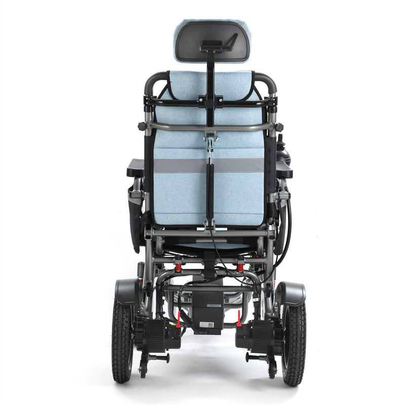 BC-EA8000-UPMR Reclining Electric Wheelchair with Elevating Leg Rest | for Homecare