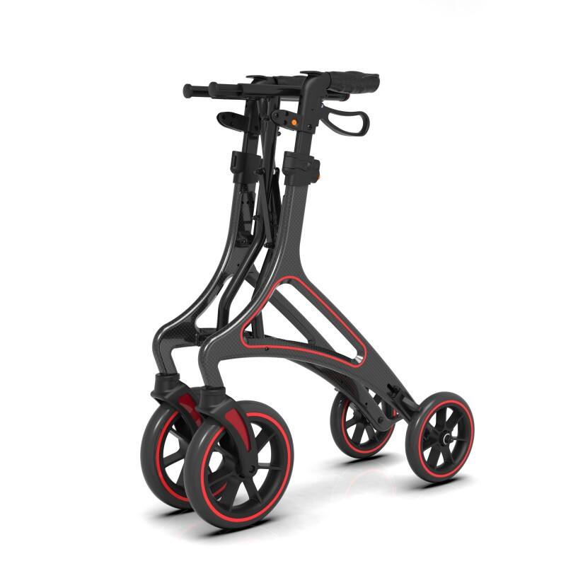 Deambulatore pieghevole leggero in fibra di carbonio, nuovo design BC-WA03 (OEM/ODM)