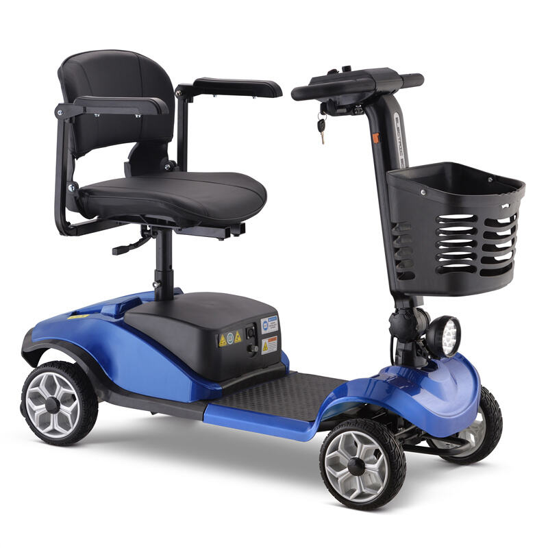 BC-MS130 Многофункциональный умный скутер | Встроенный USB-порт, светодиодные огни и корзина для хранения