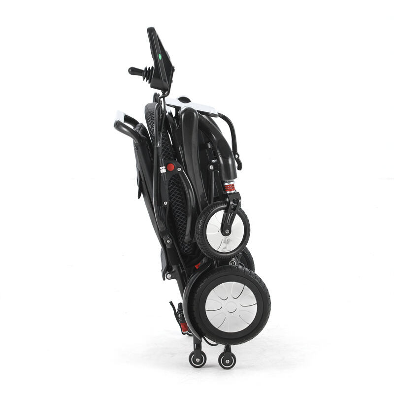 كرسي متحرك كهربائي فاخر خفيف الوزن من ألياف الكربون ببطارية ليثيوم BC-EC8002-A