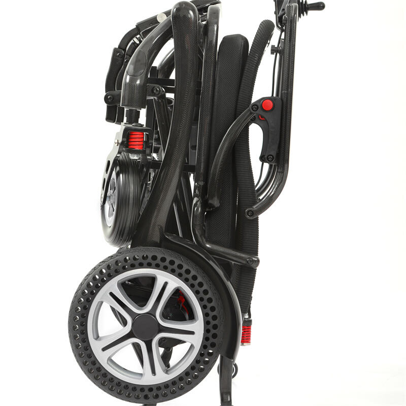 BC-EC8002-HD02 럭셔리 카본 파이버 전동 휠체어 | 프리미엄 인체공학적 디자인 및 회전 시트