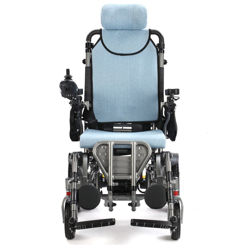 BC-EA8000-UPMR Reclining Electric Wheelchair with Elevating Leg Rest | for Homecare
