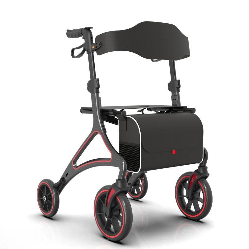 Deambulatore pieghevole leggero in fibra di carbonio, nuovo design BC-WA03 (OEM/ODM)