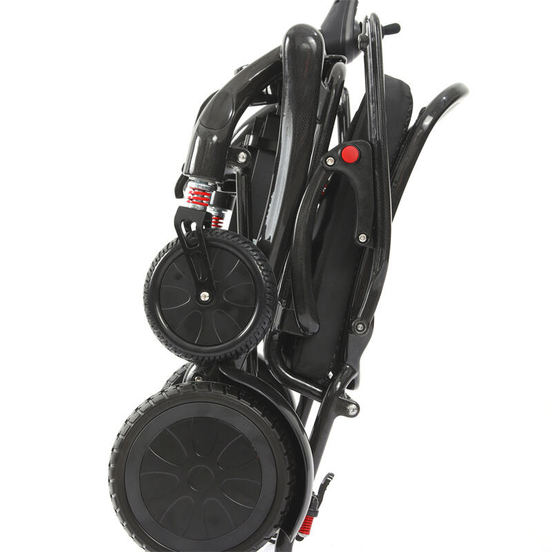 BC-EC8002-B 럭셔리 강성 초경량 카본 파이버 전동 휠체어