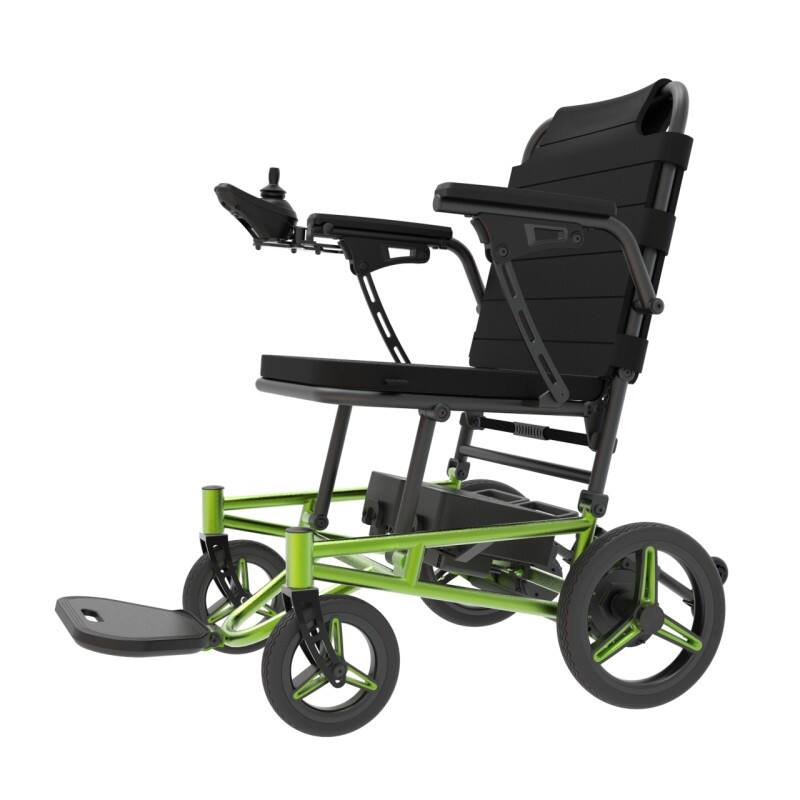 BC-EA8003-03 Elektrické sklopné vozítko z hliníku s protiopřením