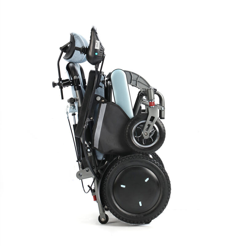 BC-EA8000-UPMR Reclining Electric Wheelchair with Elevating Leg Rest | for Homecare