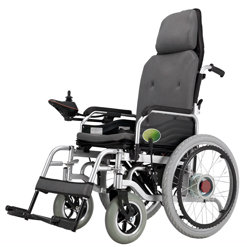 BC-ES6005-B Reclining Steel Electric Wheelchair | High Back for Full Body Support