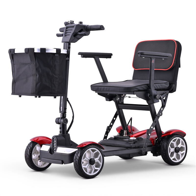 LED 조명 및 수납 바구니가 장착된 BC-MS250 다기능 스마트 스쿠터