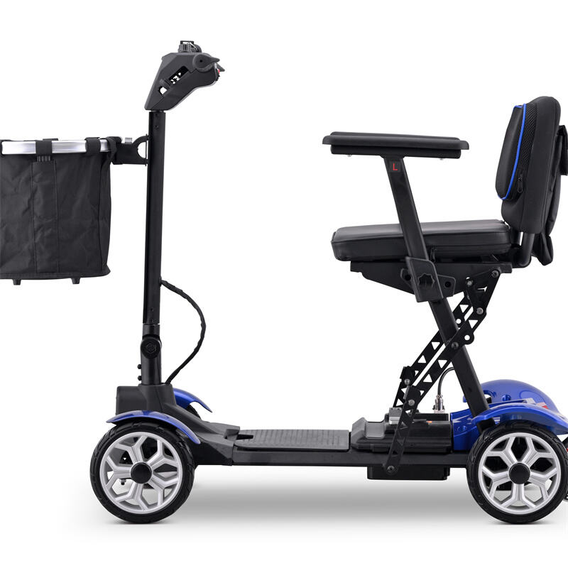 LED 조명 및 수납 바구니가 장착된 BC-MS250 다기능 스마트 스쿠터