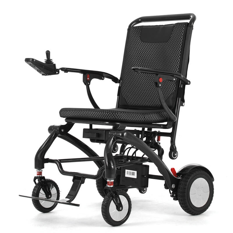 كرسي متحرك كهربائي فاخر خفيف الوزن من ألياف الكربون ببطارية ليثيوم BC-EC8002-A