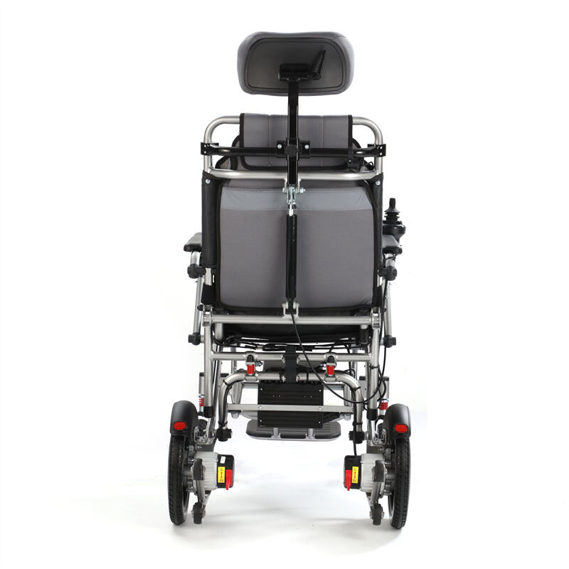 BC-EA5516-UPMR Aluminum Wheelchair with Adjustable Seat Height and Headrest