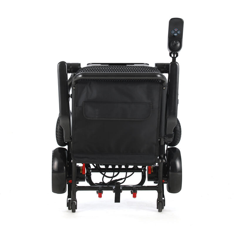 كرسي متحرك كهربائي فاخر خفيف الوزن من ألياف الكربون ببطارية ليثيوم BC-EC8002-A