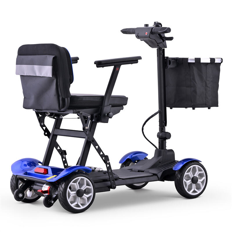 LED 조명 및 수납 바구니가 장착된 BC-MS250 다기능 스마트 스쿠터