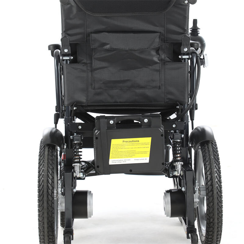 BC-ES6001-D Folding Power Portable Steel Electric Wheelchair