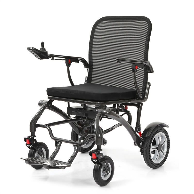 BC-EC8002-HD02 럭셔리 카본 파이버 전동 휠체어 | 프리미엄 인체공학적 디자인 및 회전 시트