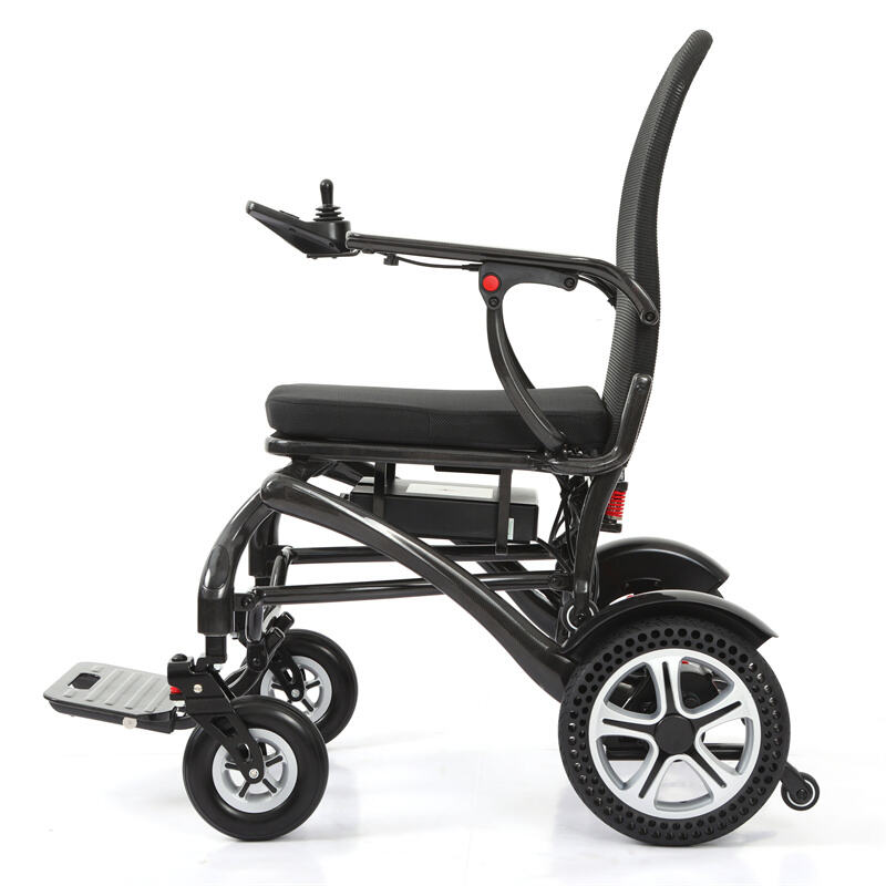 BC-EC8002-HD02 럭셔리 카본 파이버 전동 휠체어 | 프리미엄 인체공학적 디자인 및 회전 시트