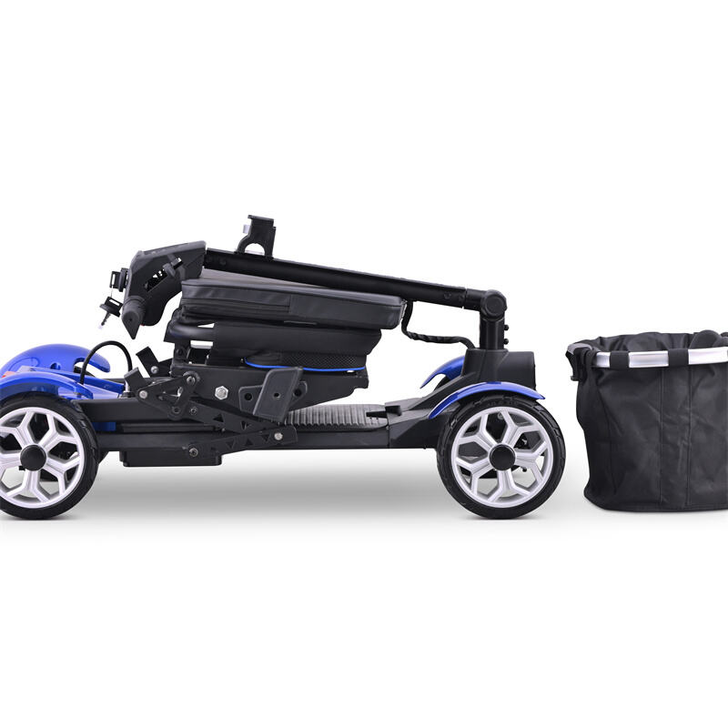 LED 조명 및 수납 바구니가 장착된 BC-MS250 다기능 스마트 스쿠터