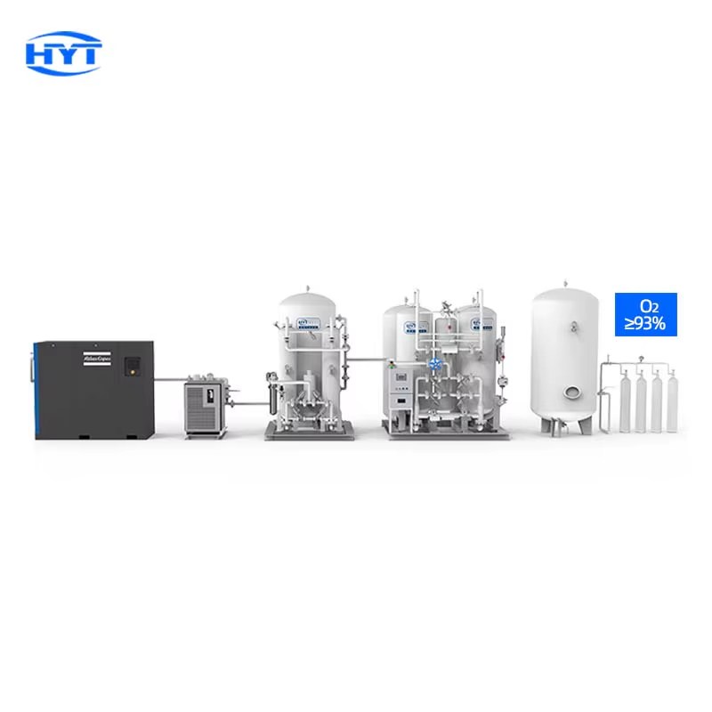 ระบบสร้างออกซิเจนความบริสุทธิ์สูง รับรองคุณภาพ ราคาประหยัด เสียงดังน้อย PSA Medical Oxygen Generator สำหรับโรงพยาบาล