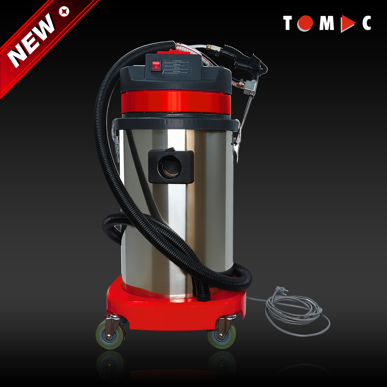 TC15011030 TOMAC 30L Walnut Blaster Engine Intake Valve Cleaning Machine  For Intake Port & Valve Carbon Cleaning on GDI / Turbo Engines,  CE certified