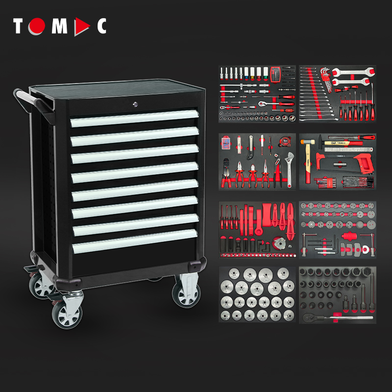 TCC0410 8 Drawers Heavy Duty Cabinet with 410pcs tools