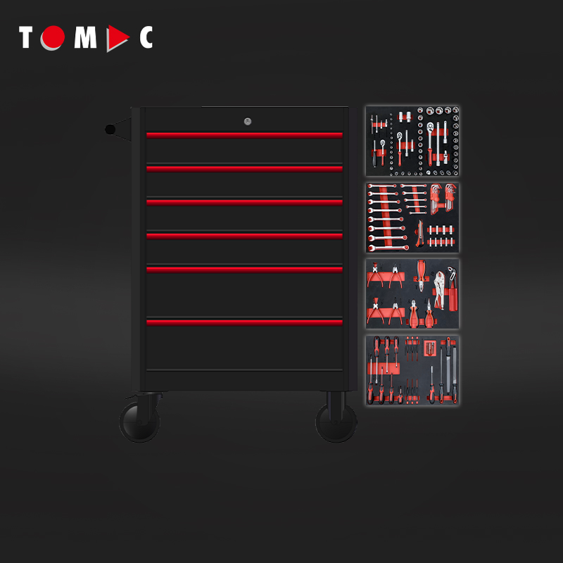 TC3264161 6 Drawers Cabinet with 161pcs tools in 4 drawers
