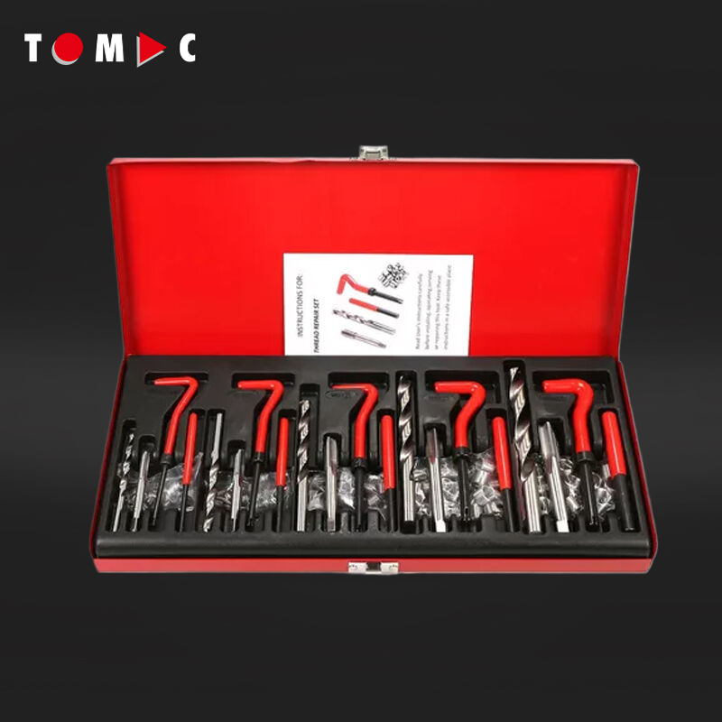 TCT0131S مجموعة إصلاح الخيوط المترية المكونة من 131 قطعة