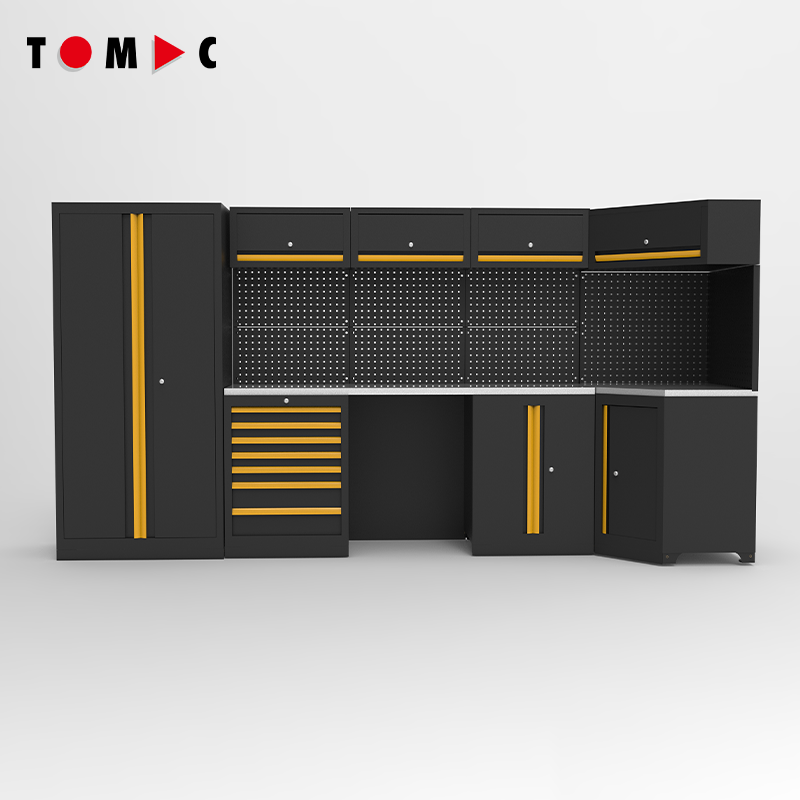 TC11S295CRNR TOMAC Pro Garage Storage Tool Cabinet – Corner Modular Combo