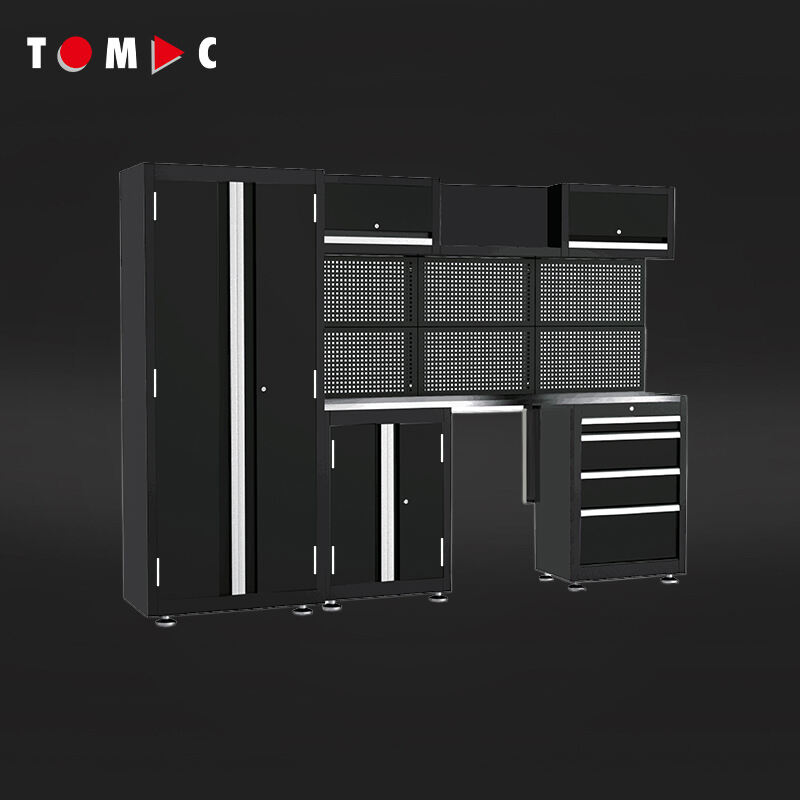 TC12S259 Basis-Garagen-Speicher-Werkzeug-Schrank (Edelstahl-Tischplatte)