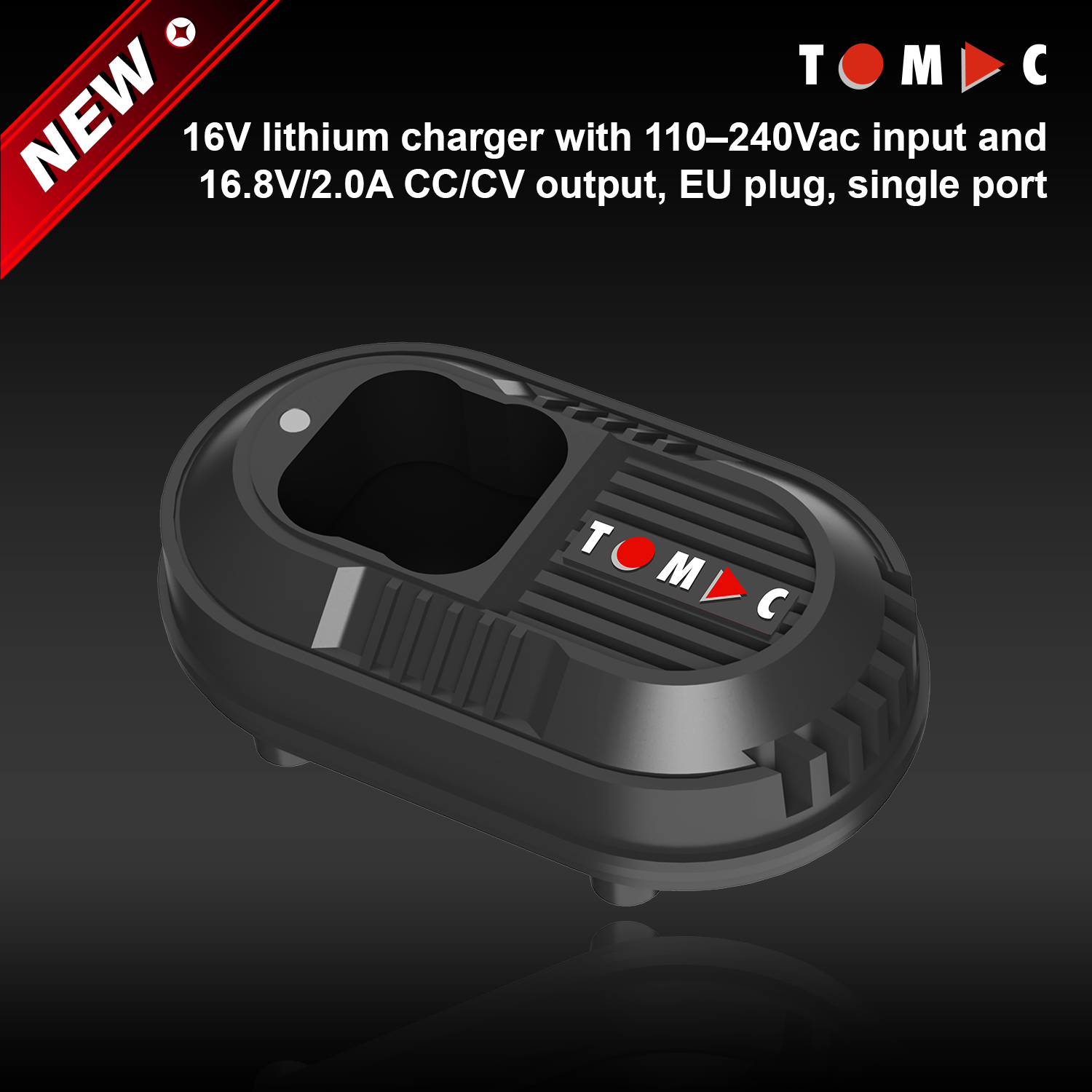 TC01220172 TOMAC 16V Lithium Charger (2.0A Output)