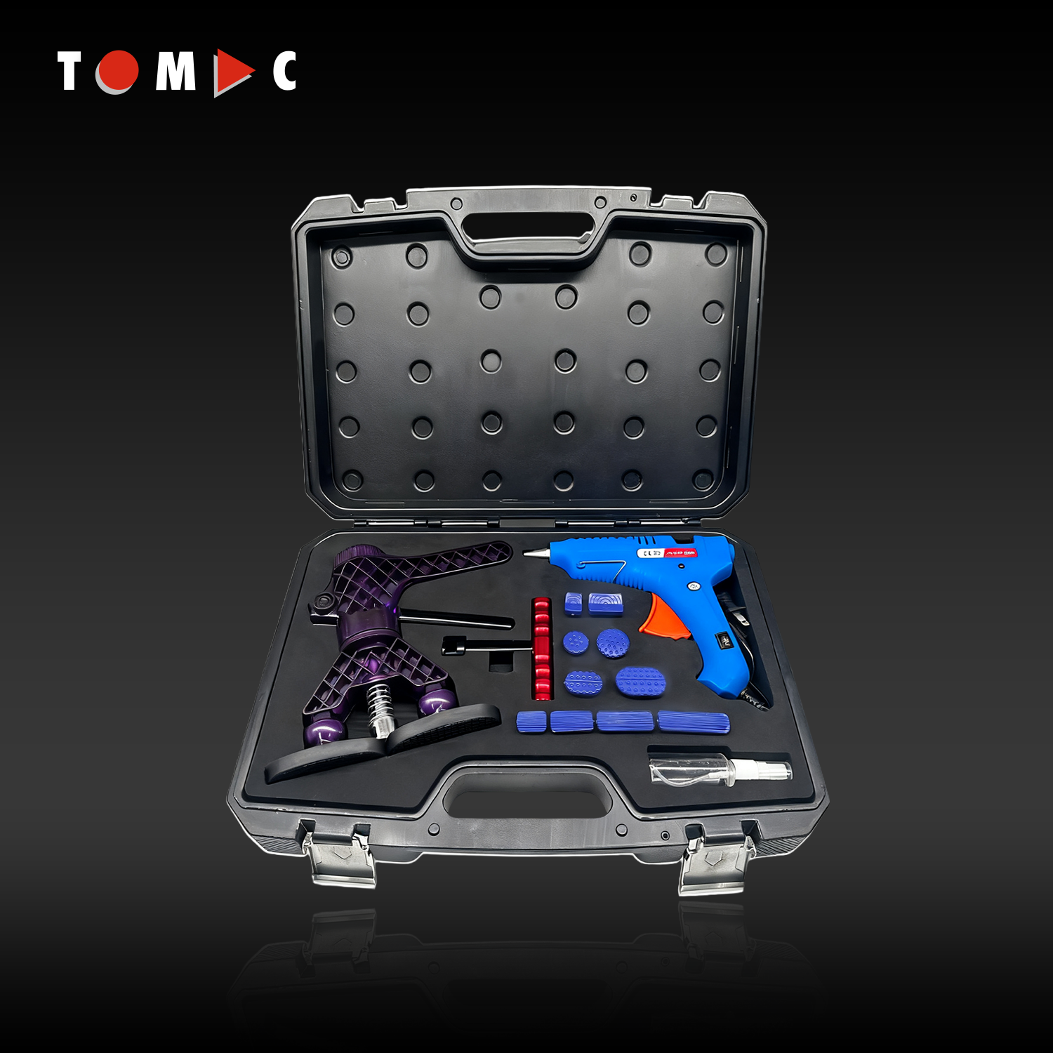 TC1507726B TOMAC Rotatable Ratchet Glue Puller Set, 26PCS