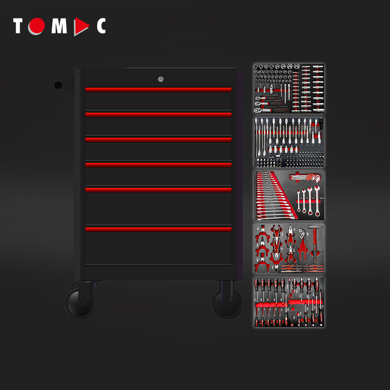 TC3265252 6 Drawers Cabinet with 252pcs tools in 5 drawers