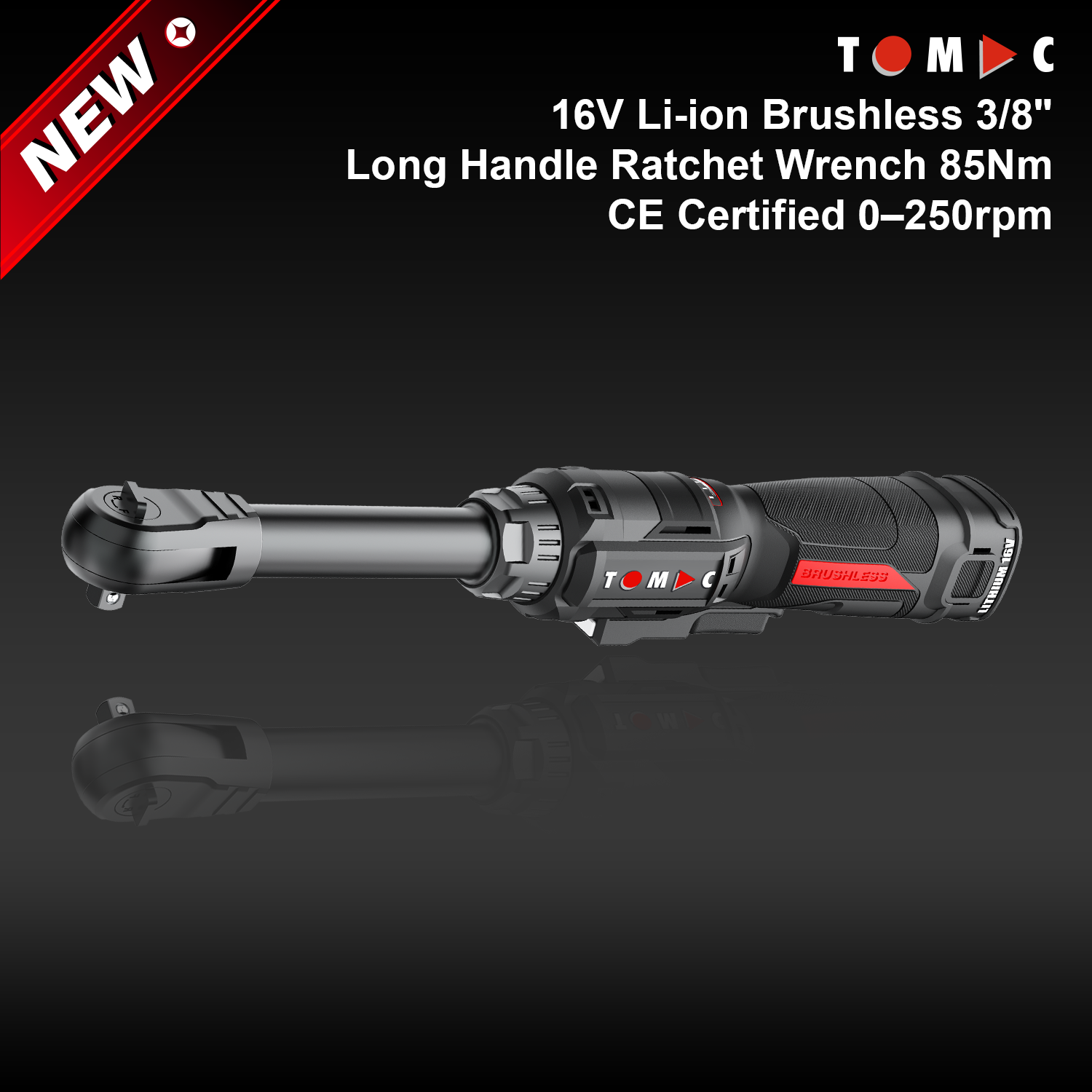 TC119285E-2 TOMAC 16V Li-ion Kore hōrī 3/8