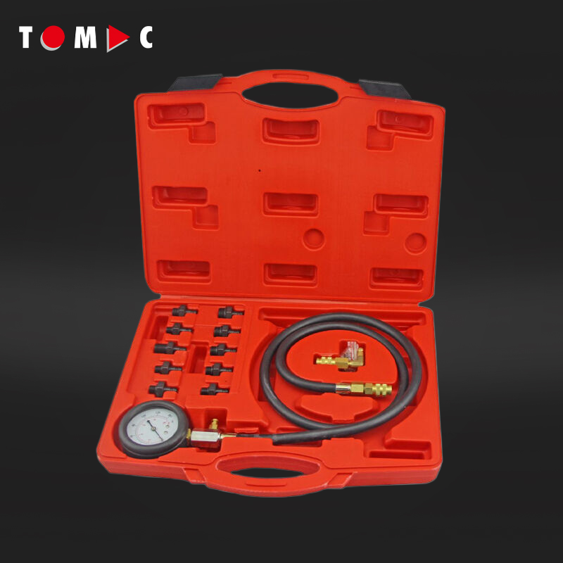 TC1111 Kit de Test de Pression d'Huile de Moteur de 12 Pièces