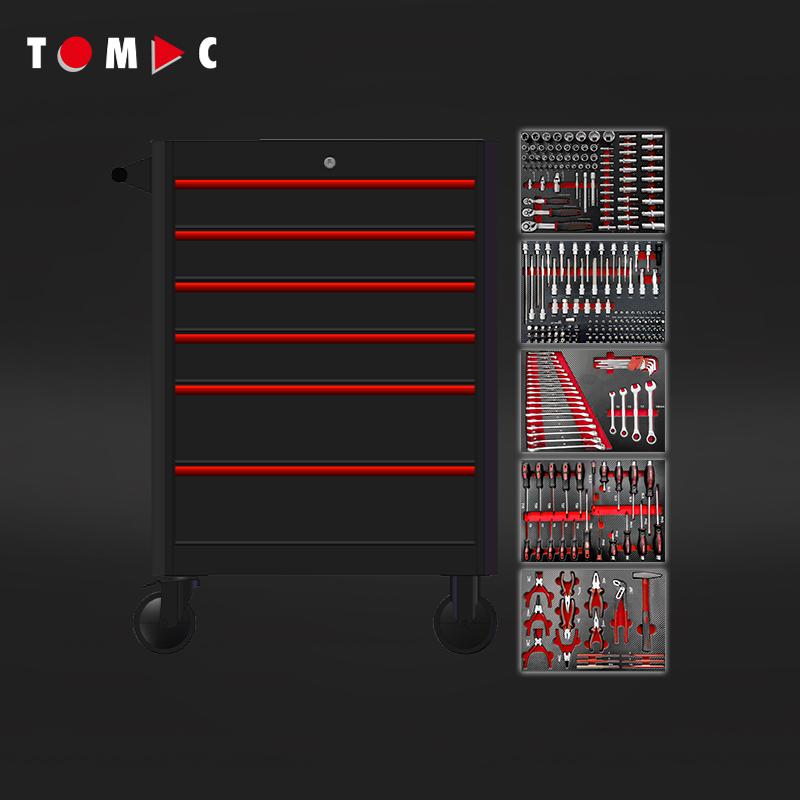 TC3265252 6 Drawers Cabinet with 252pcs tools in 5 drawers