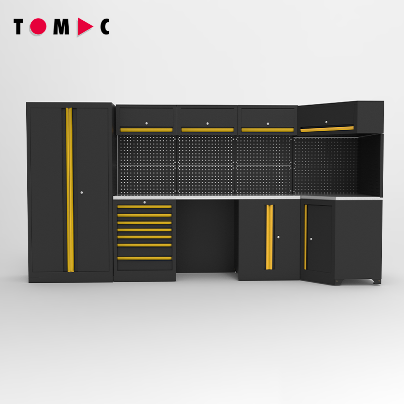 TC11S295CRNR TOMAC Pro garageförvaringsverktygsskåp – Hörnmodulär kombination