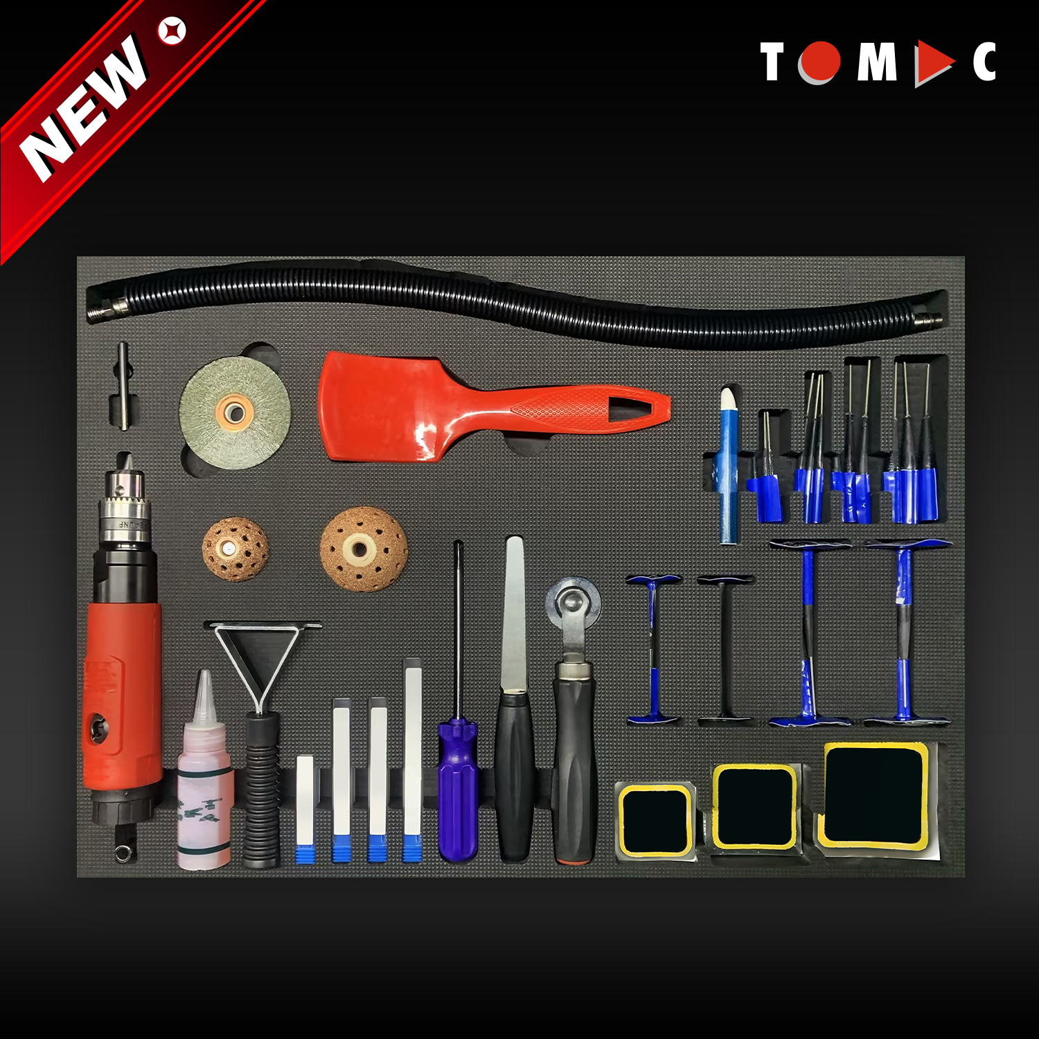 TC1511246 TOMAC Tire Repair Kit – 46PCS