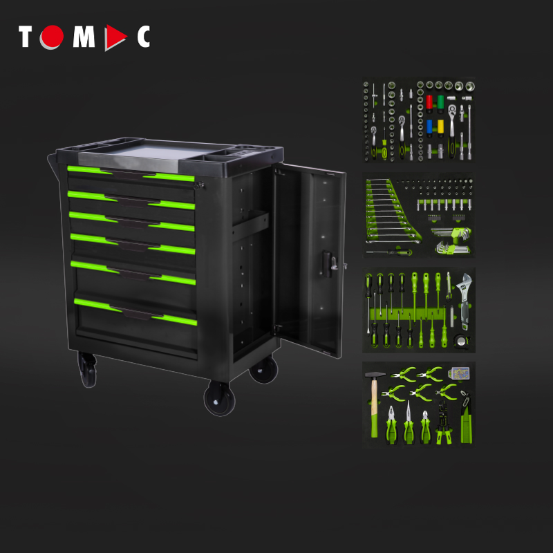 TC129064251 Tomac MiniMOQ Solutions 6 Drawers Eco Cabinet with 251pcs tools in 4 drawers