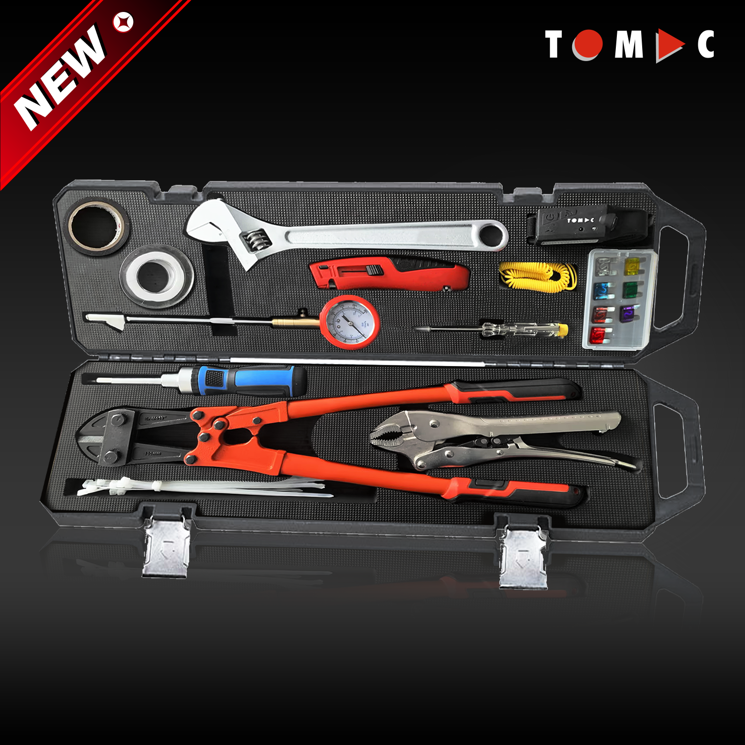 TC15141412 TOMAC Under-Seat Truck Emergency Tool Kit