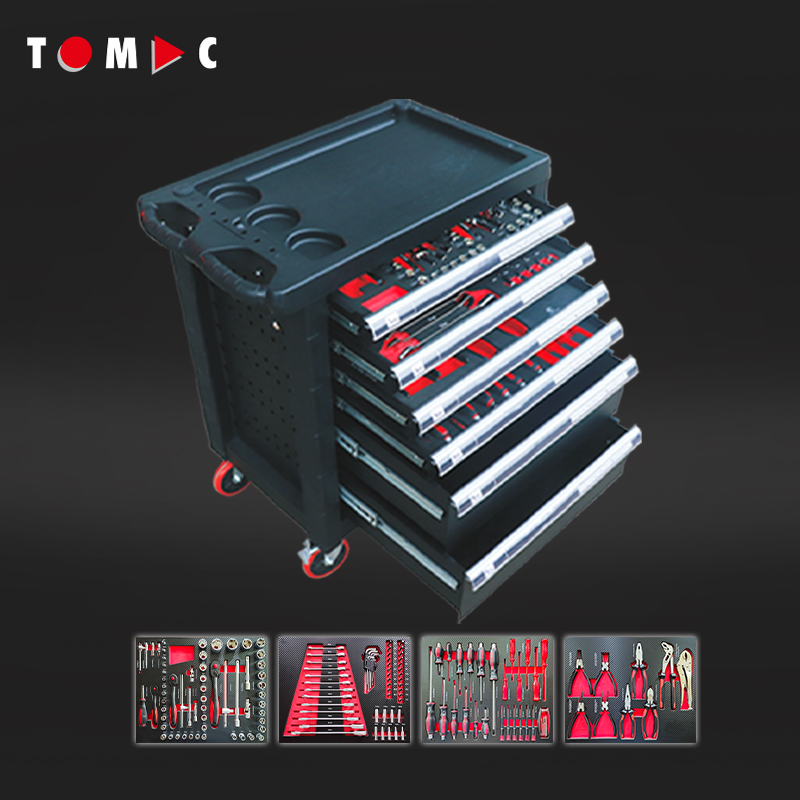 TC8364156 Drawers Cabinet with 156pcs tools in 4 drawers