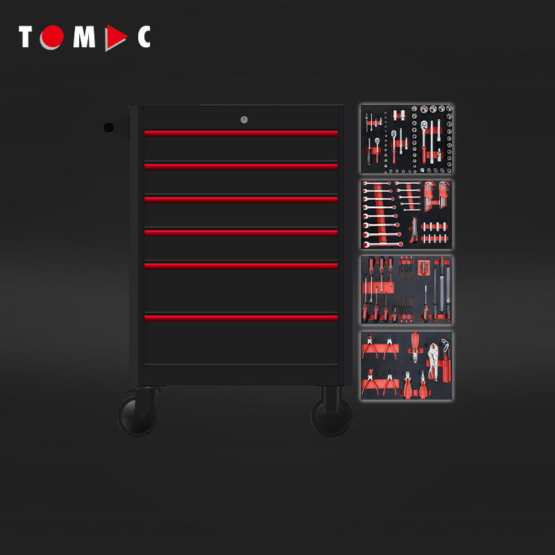 TC3264161 6 Drawers Cabinet with 161pcs tools in 4 drawers
