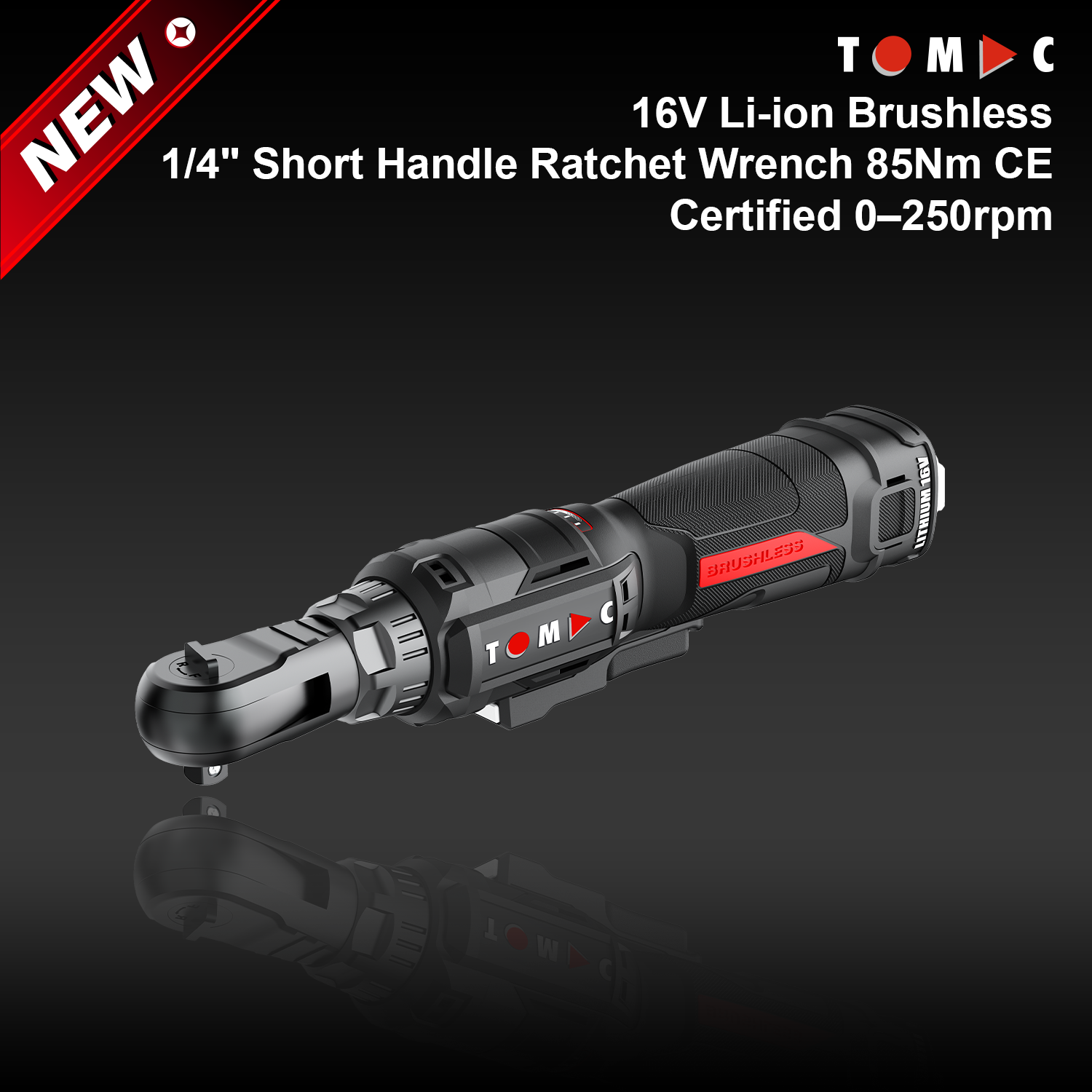 TC119285A-2 TOMAC 16V Li-ion Kāore he rākau 1/4