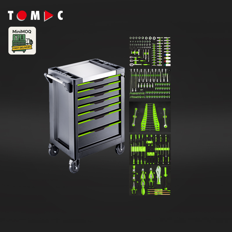 TC134075234  Tomac MiniMOQ Solutions 7 Drawers Eco Cabinet with 234pcs tools in 5 drawers