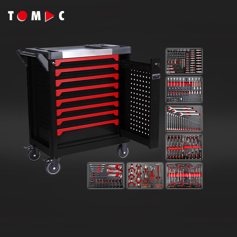 TC4287321 8 Drawers Cabinet with 321pcs tools in 7 drawers