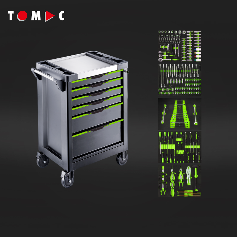 TC126065234  Tomac MiniMOQ Solutions 6 Drawers Eco Cabinet with 234pcs tools in 5 drawers