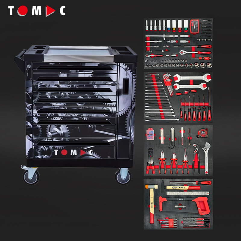 TC0139 TOMAC 283-stückiges Universal-Werkzeugcabinet, 7-Schubladen